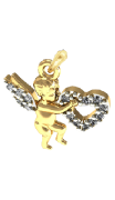 Angel of Love charm